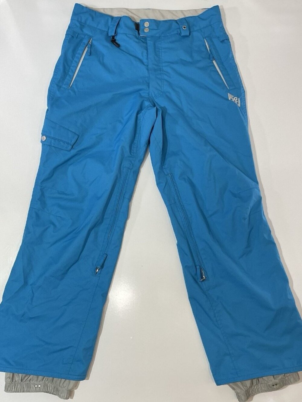 MICHAEL AKIRAWEST 686 SNOWBOARDING PANTS MANNUAL BLUE MEN'S M 36 Waist